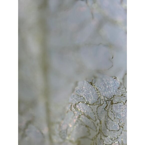 Mac Duggal 79341 Trumpet Gown Maxi Ivory Formal Plunge Neck Size 0 NEW $798 - Picture 9 of 11